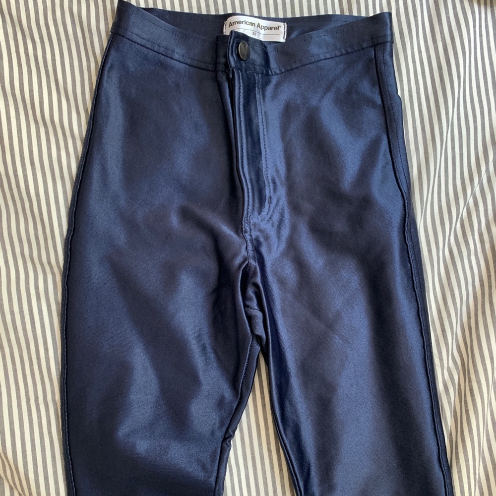 American Apparel Midnight Blue Disco Pants